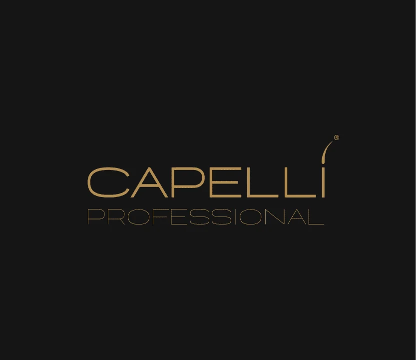 Logo on dark, gold